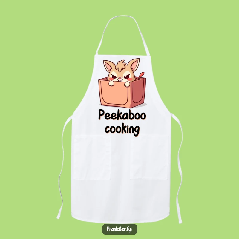 Funny Jack-in-the-Box Animal Apron - Hilarious Kitchen Fun Gift
