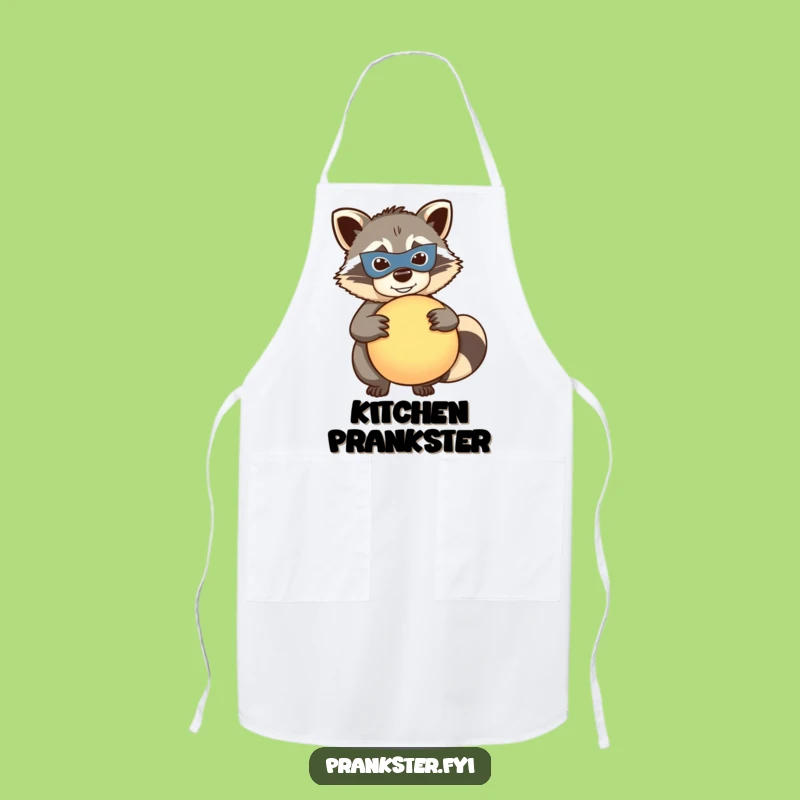 Funny Raccoon Whoopee Apron: Kitchen Pranks, Humorous Cooking Gift