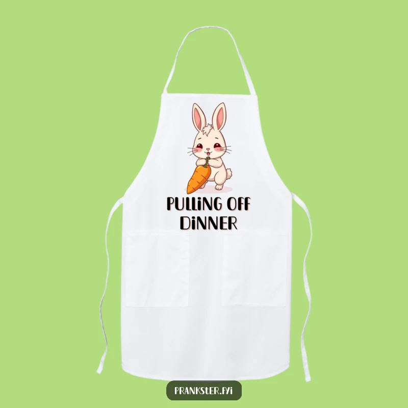 Funny Rabbit Carrot Hunter Apron: Hilarious Kitchen Gift For Determined Cooks
