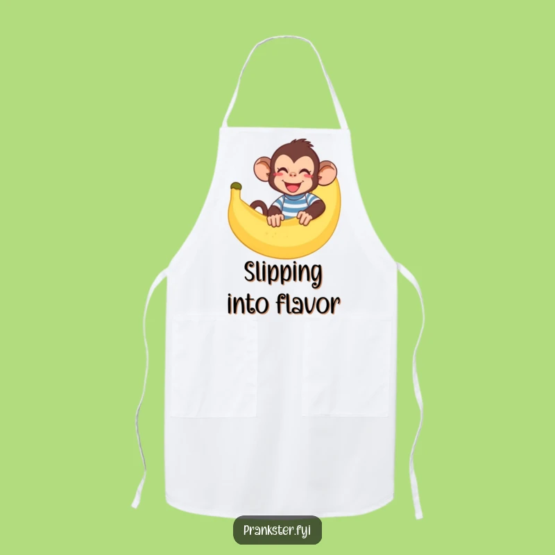 Funny Monkey Banana Apron: Kitchen Primate Wear, Ideal Humorous Gift