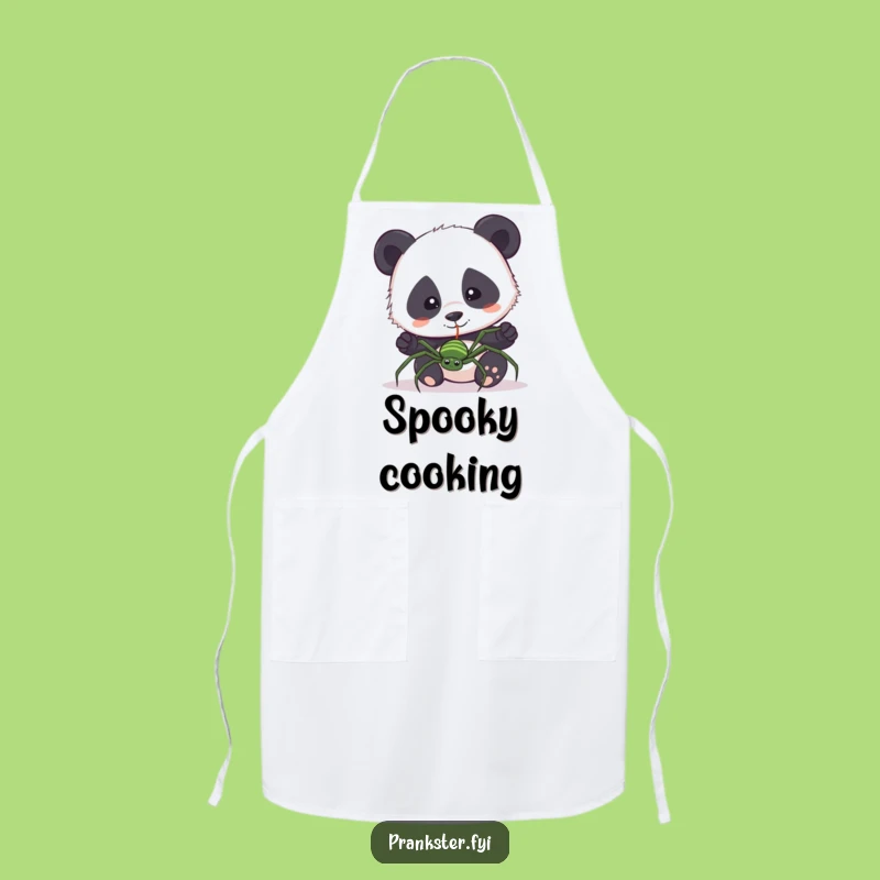 Funny Panda Spider Apron: Critter Chef Bib, Perfect Shocked Wear