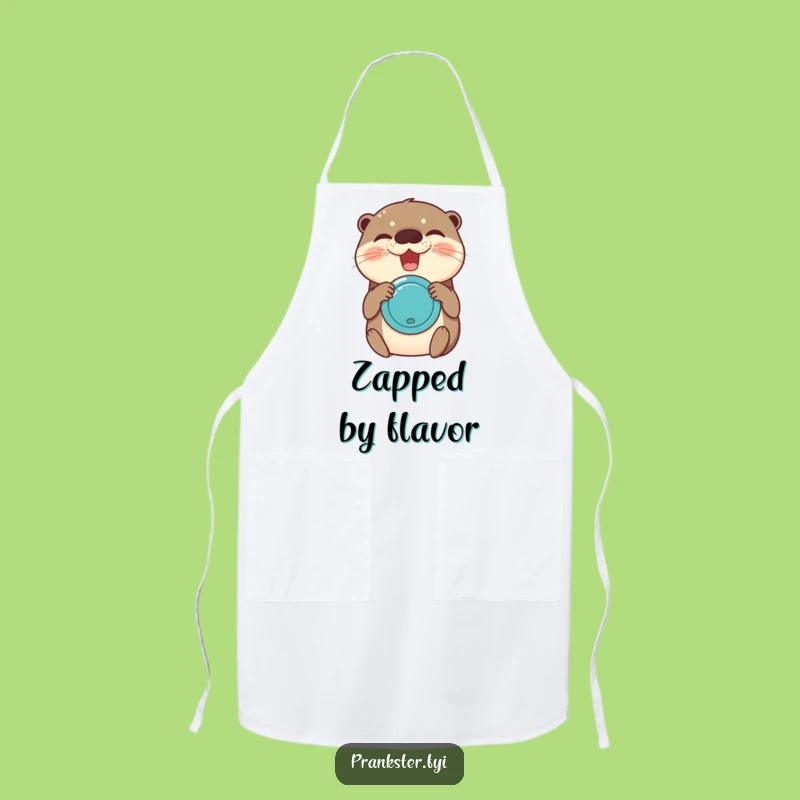 Funny Giggling Otter Joy Buzzer Apron: Cook Up Laughs in the Kitchen