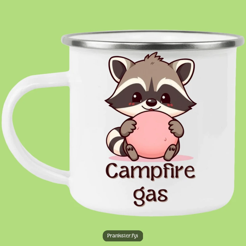 Funny Raccoon Prank Camping Mug: Proud Outdoor Gift