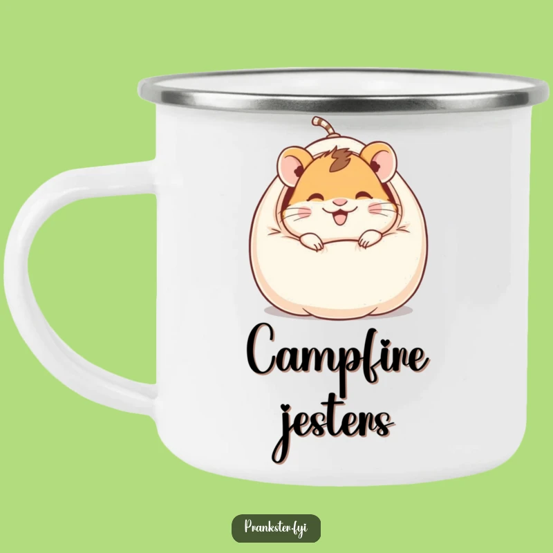 Funny Hamster Whoopee Camping Mug: Prank Your Adventures with Giggles
