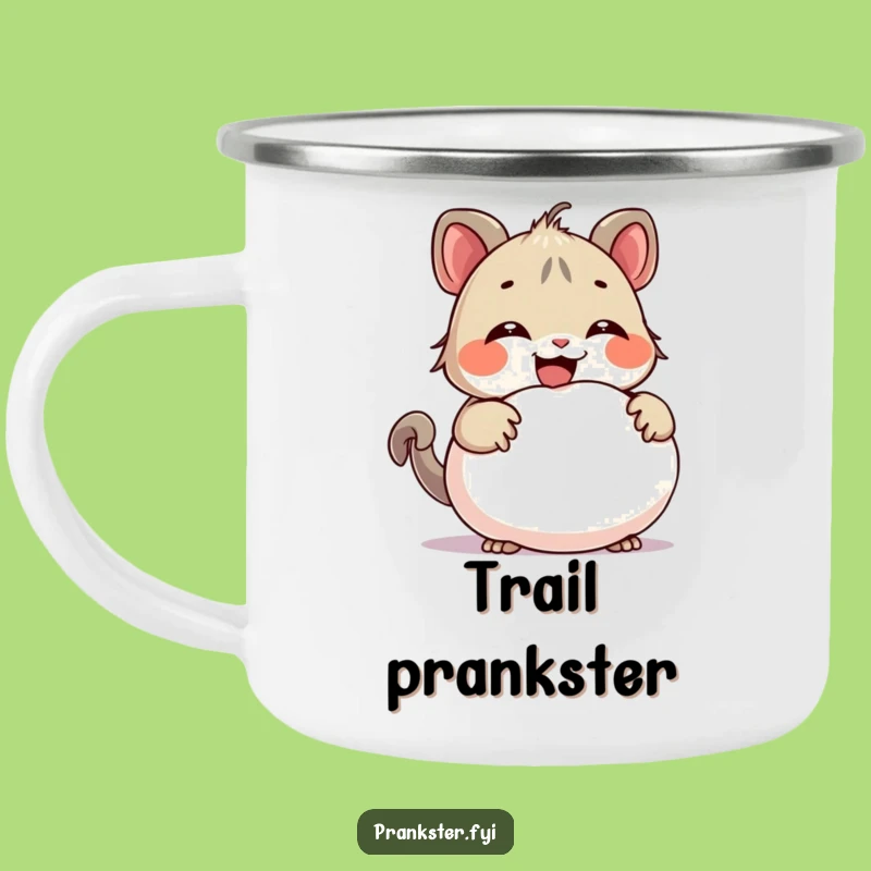 Funny Whoopee Cushion Creature Camping Mug: Trailside Giggles and Pranks