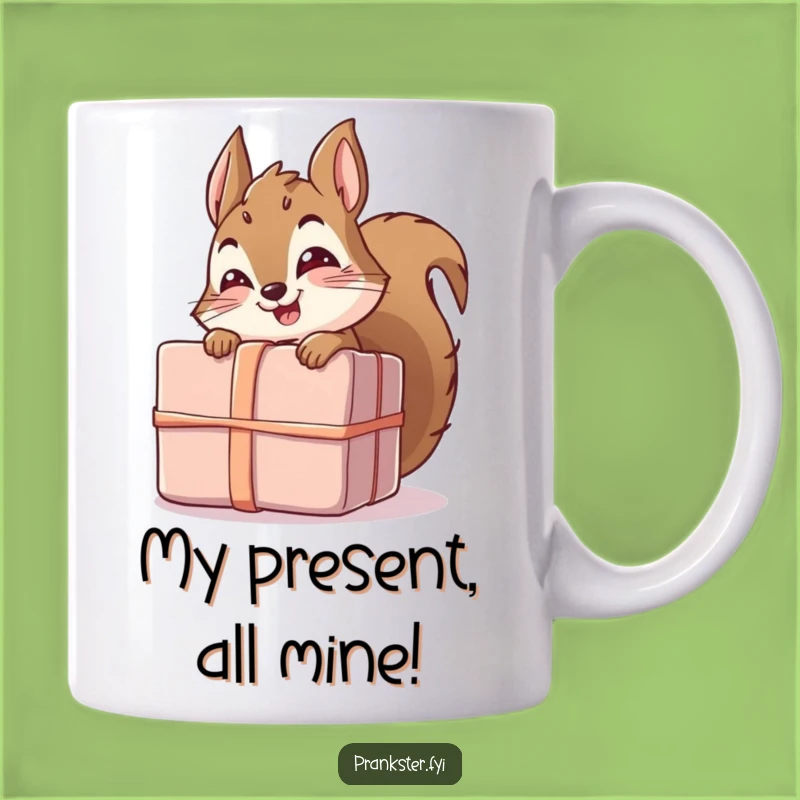 Funny Giggling Squirrel Gift Mug - The Perfect Humorous Present for Squirrel Lovers