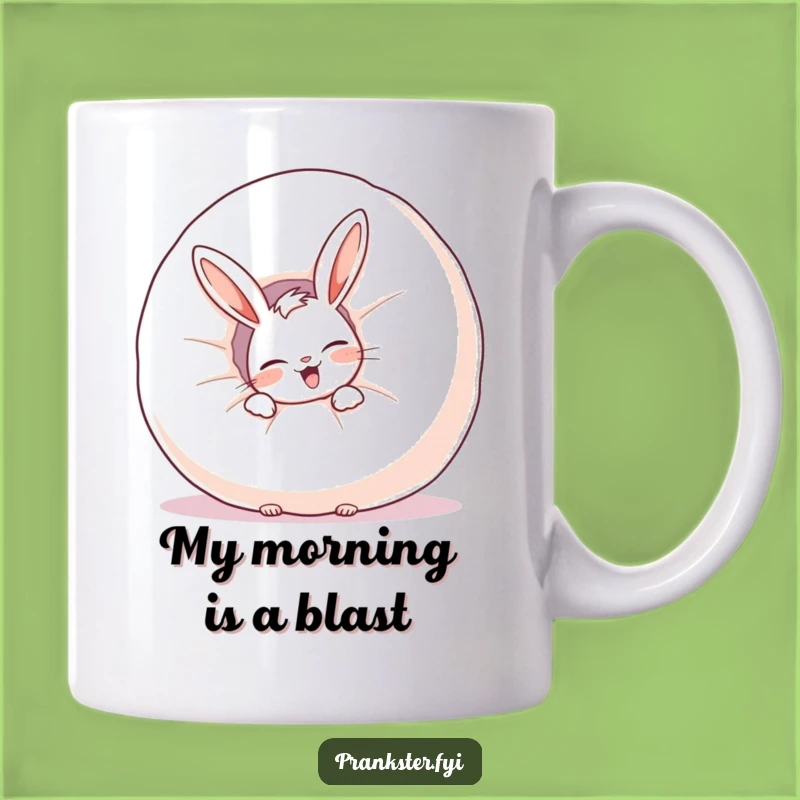 Funny Rabbit Whoopee Mug: Giggles Guaranteed with Prankster Bunny