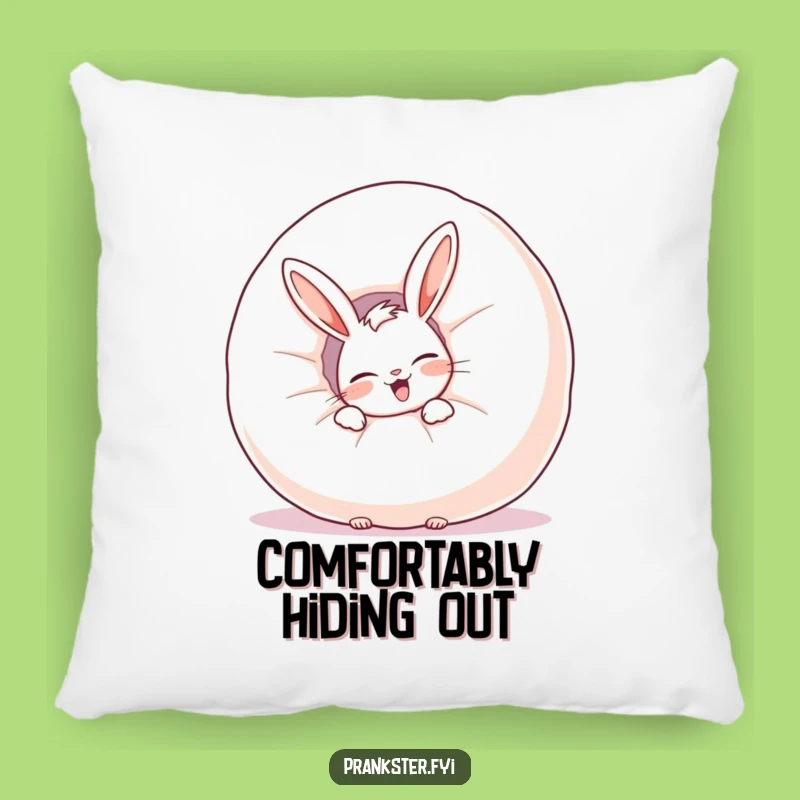 Funny Rabbit Whoopee Pillow: Plush Comfort with a Giggling Friend