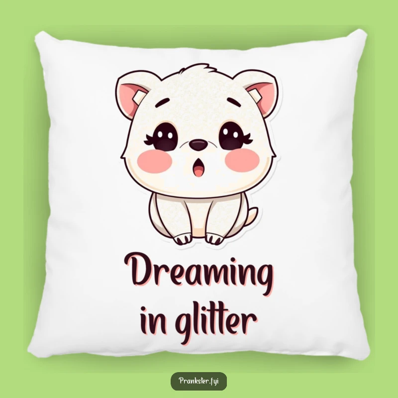Funny Sparkle Surprise Pillow: Cozy Glitter Animal Comfort, Perfect Gift!