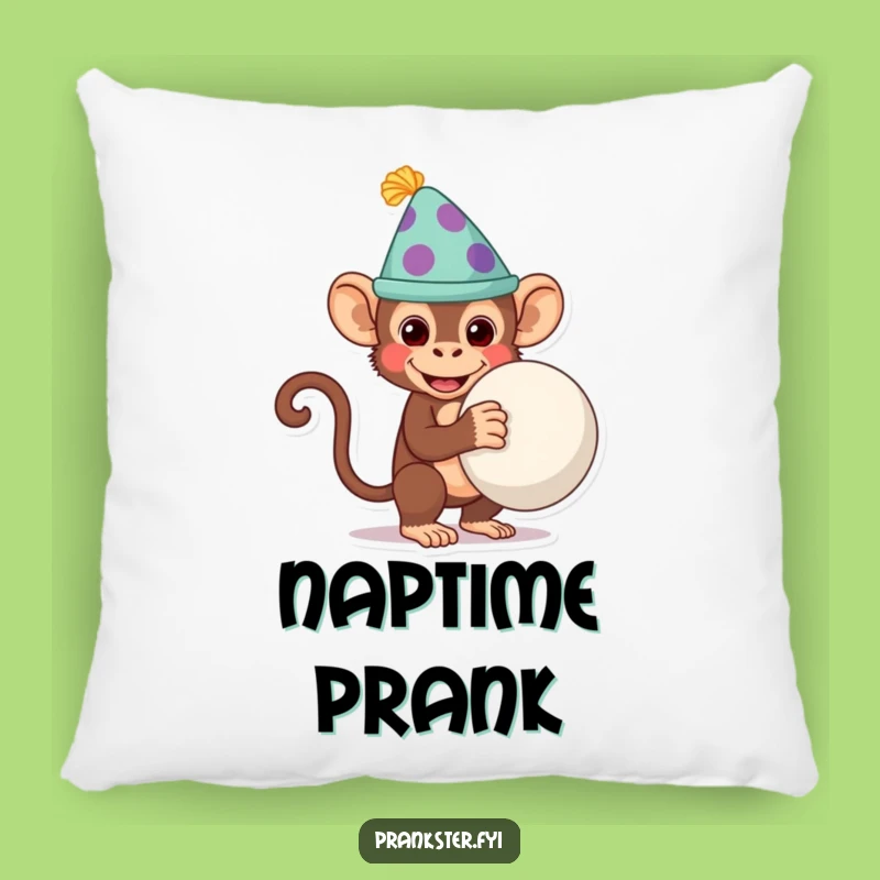 Funny Monkey Prank Pillow: Cozy Comfort for Your Hilarious Jokes