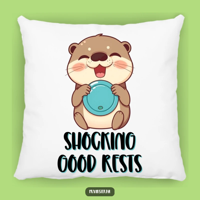 Funny Giggling Otter Joy Buzzer Pillow: Cuddly Comfort with a Hilarious Twist