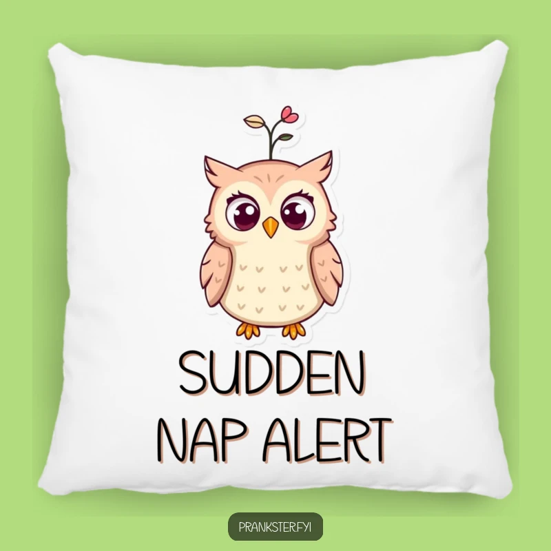 Funny Surprised Owl Pillow: Cozy Comfort with a Comedic Twist