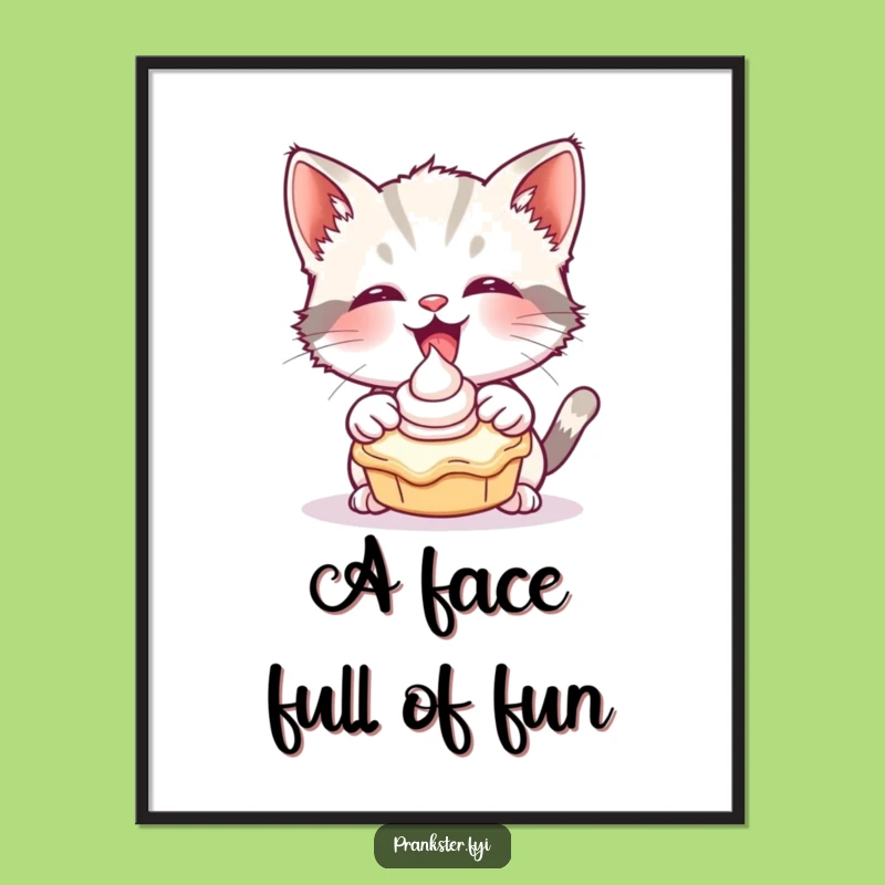 Funny Kitten Pie Digital Art - Instant Playfulness!