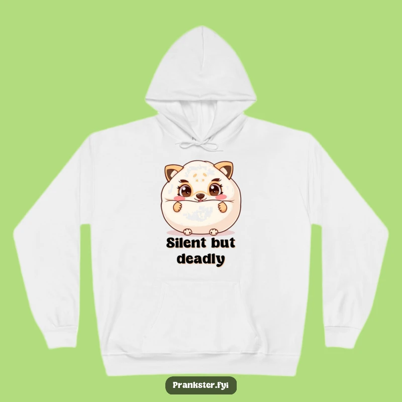 Cozy Funny Prankster Hoodie: Cheeky Animal's Mischief, Perfect Gift!