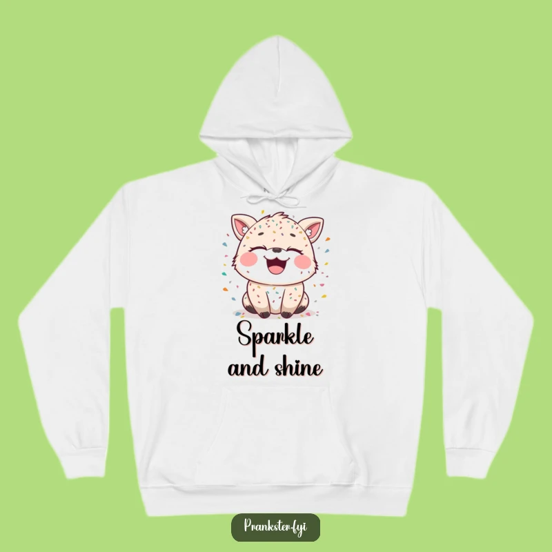 Funny Confetti Animal Hoodie - Cozy & Hilarious Celebration Gift