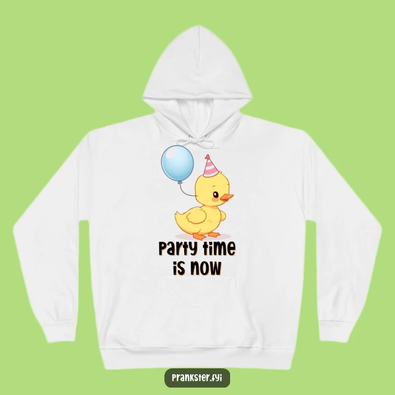 Funny Kawaii Duckling Hoodie: Cozy Party Vibes, Perfect Gift for Fun Friends!