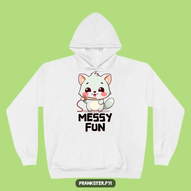 Funny Silly String Animal Hoodie - Cozy & Hilarious Playful Gift