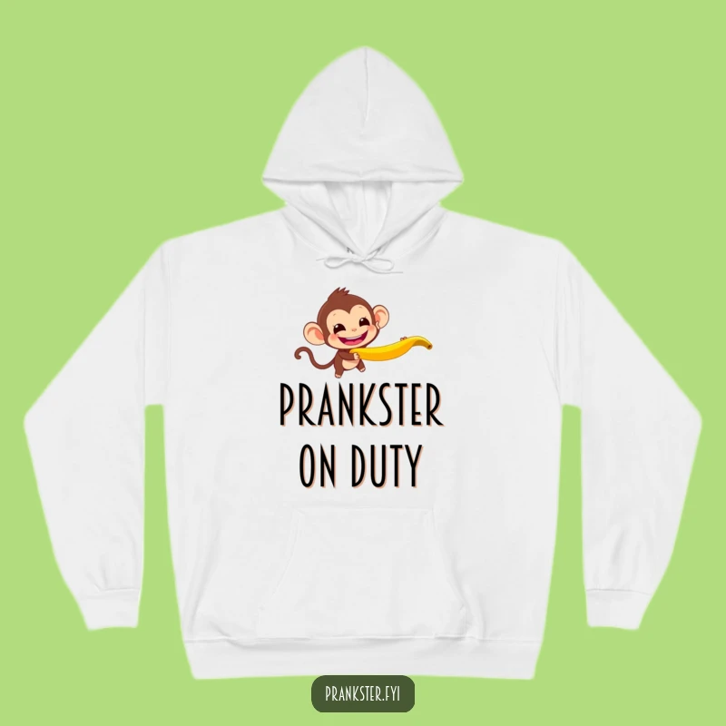 Funny Monkey Banana Peel Hoodie: Cozy Up with Cheeky Fun!