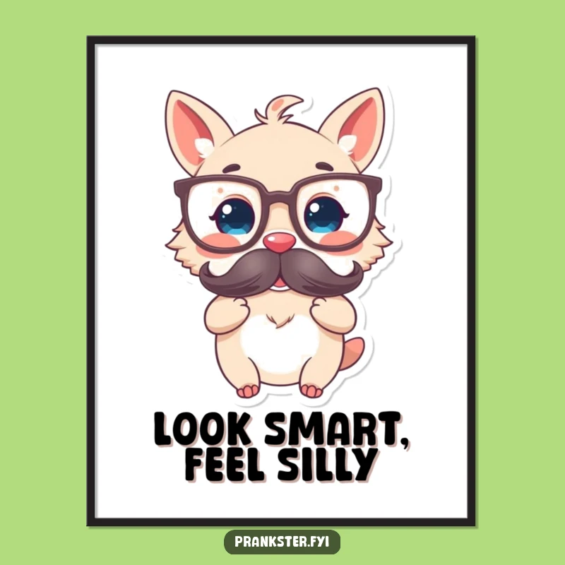 Funny Free Printable Wall Art: Disguised Animal Downloadable Decor for Humor Lovers