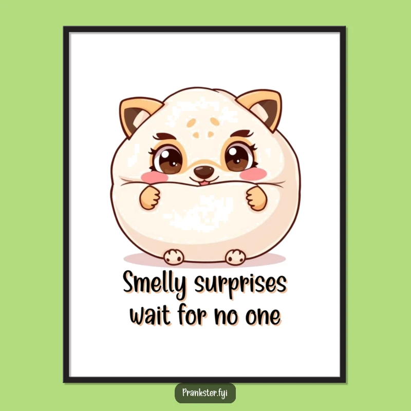 Free Printable Wall Art: Cheeky Animal Prank, Funny Downloadable Decor