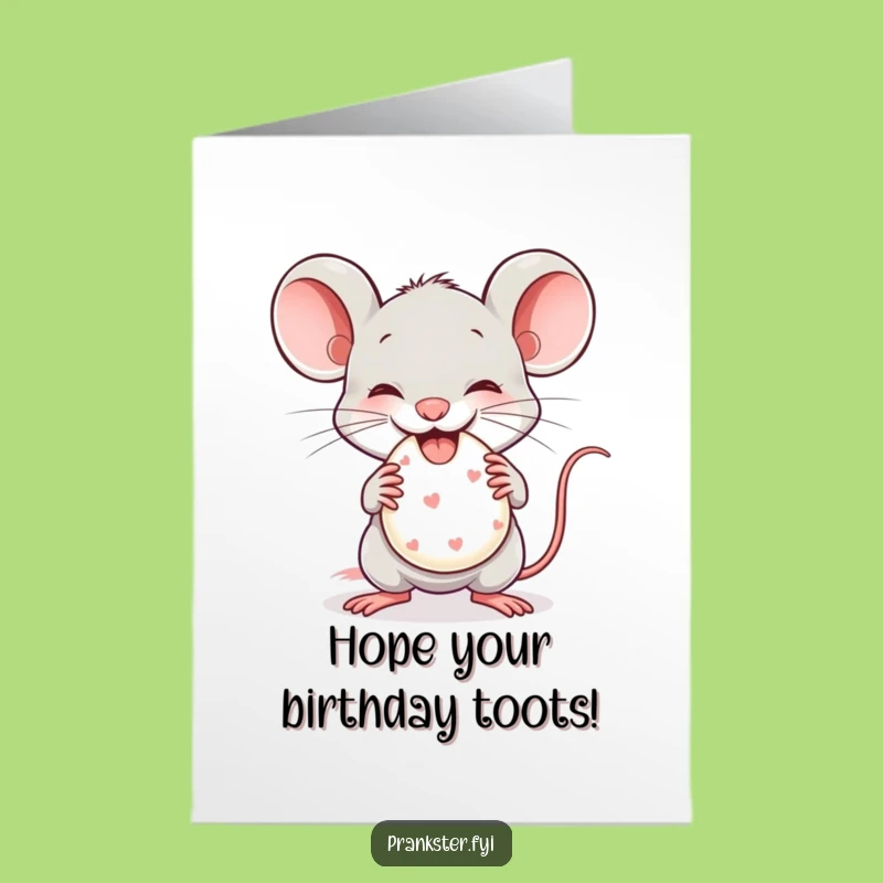 Free Printable Birthday Card: Mouse Whoopee Prank - Hilarious Downloadable Birthday Fun