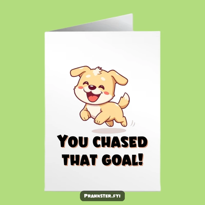 Free Printable Funny Dog Congratulations Card: Dizzy Pup Yay Downloadable Gift
