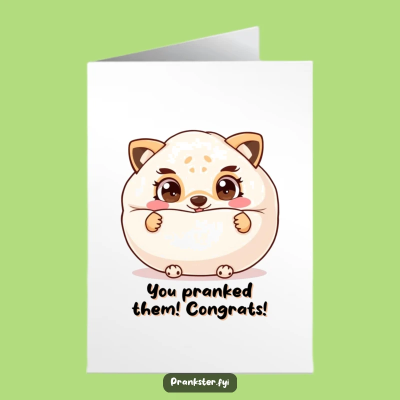 Free Printable Congrats Card: Cheeky Animal Prank, Funny Downloadable Gift!
