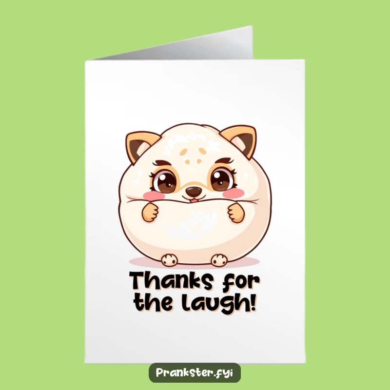 Free Printable Thank You Card: Cheeky Animal Thanks, Funny Downloadable Gift!