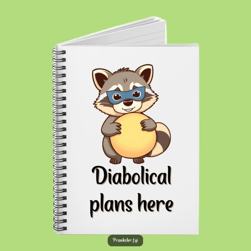Funny Raccoon Whoopee Notebook: Prank Plans, Ideal Humorous Gift