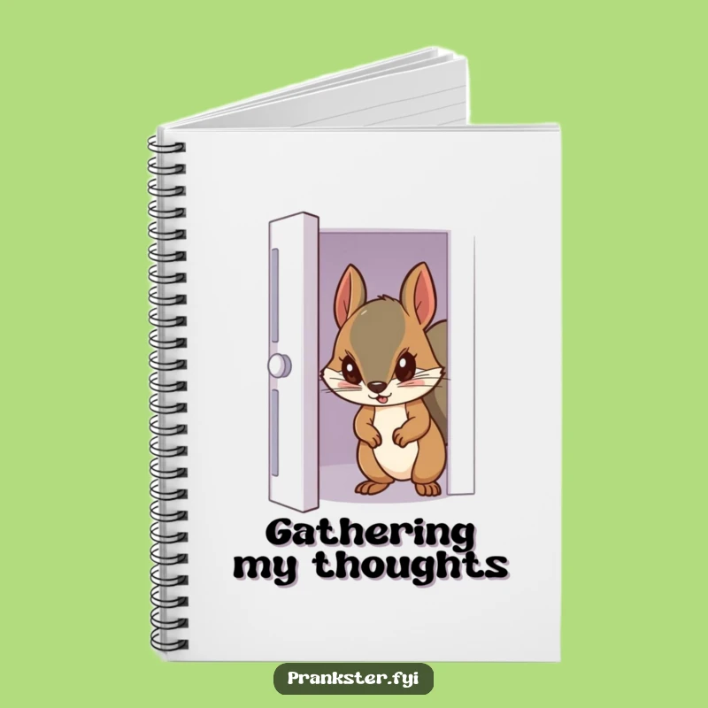 Funny Squirrel Journal - Sneaky Ideas & Observations Notebook