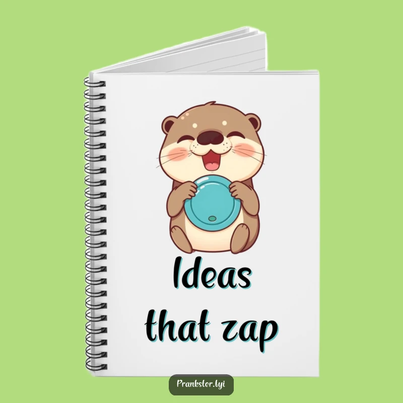 Funny Giggling Otter Joy Buzzer Notebook: Jot Down Ideas with Hilarious Flair