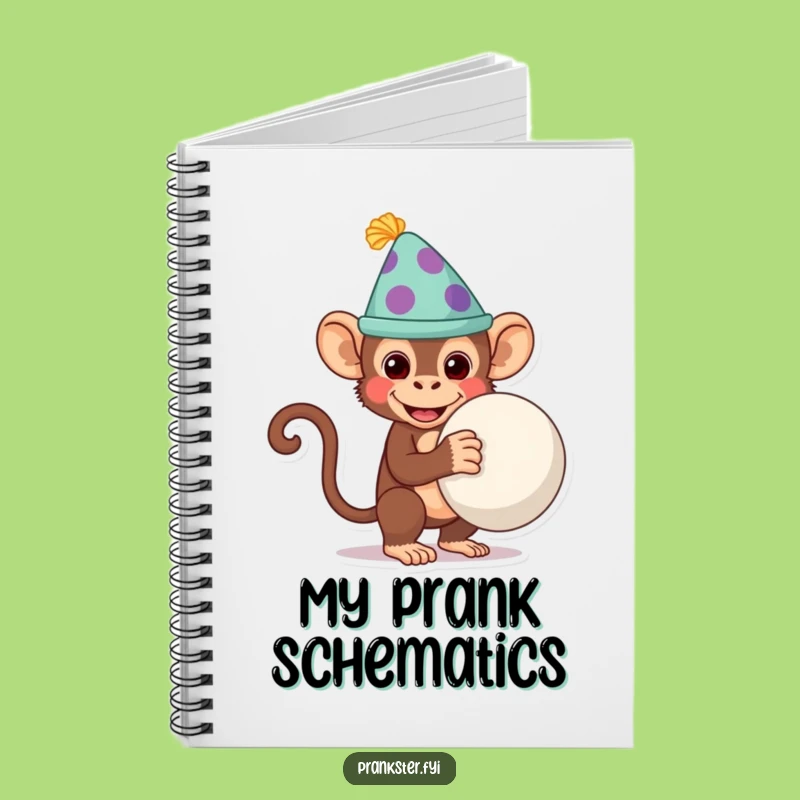 Funny Monkey Prank Journal: Jot Down Your Hilarious Schemes