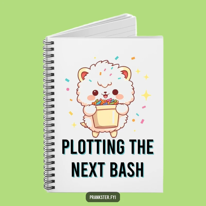 Funny Confetti Creature Notebook: Jot Down Ideas with Playful Sparkle