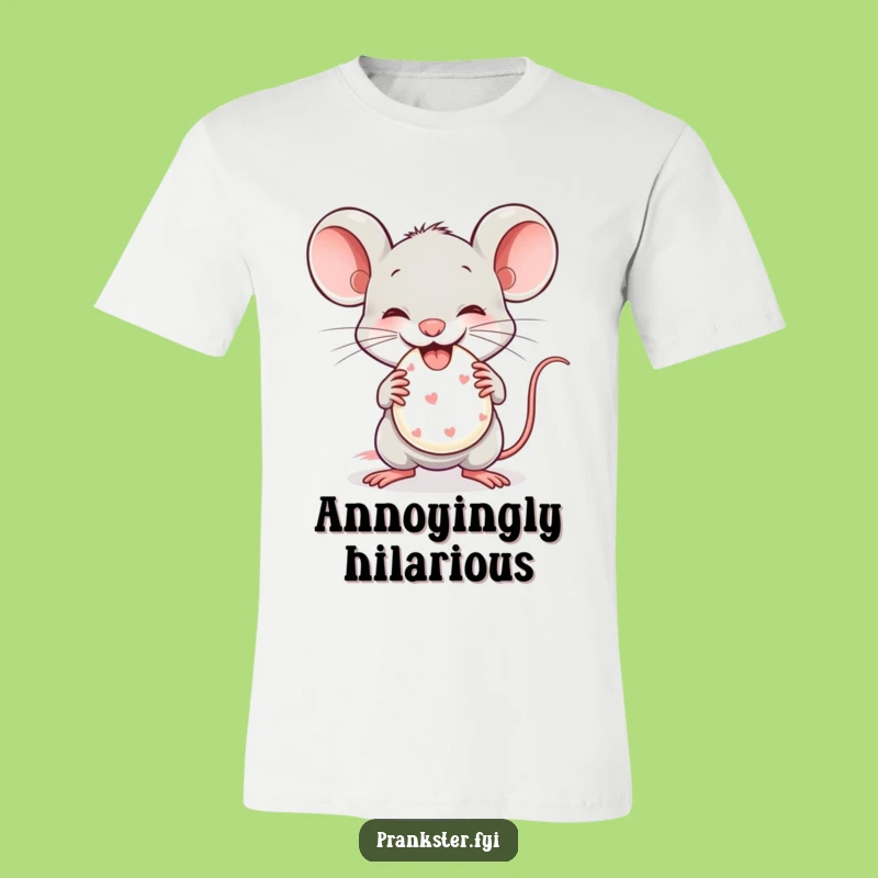 Funny Mouse Whoopee Cushion T-Shirt - Hilarious Prankster Apparel
