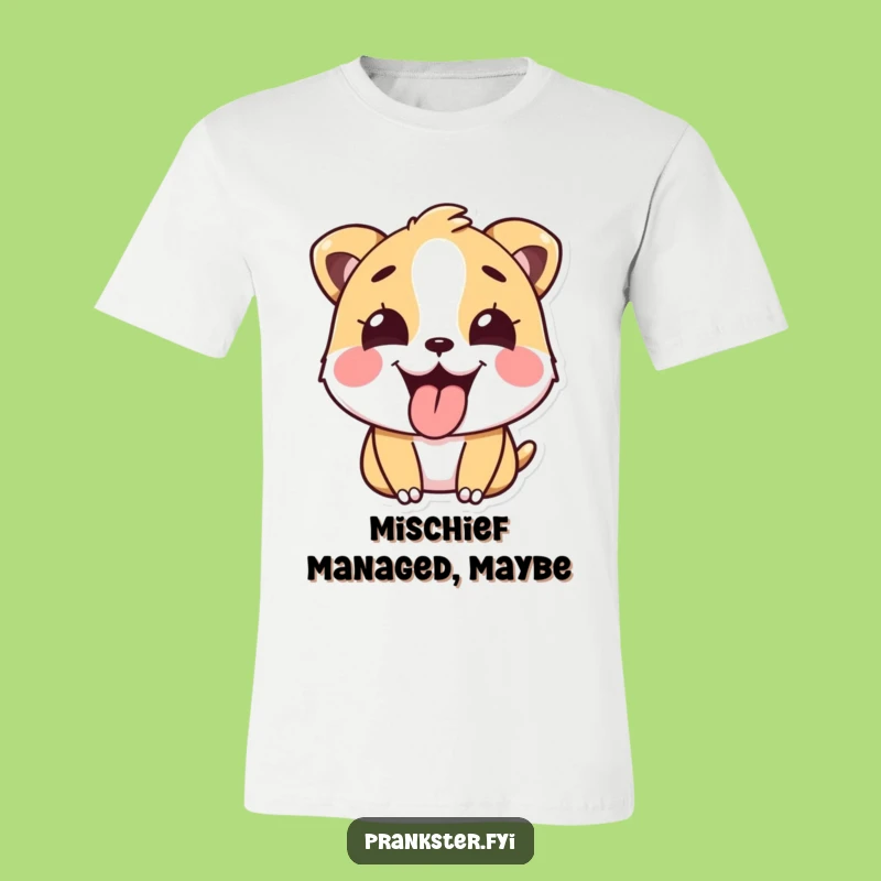 Funny Prankster Animal T-Shirt - Mischievous Tongue Tee Gift