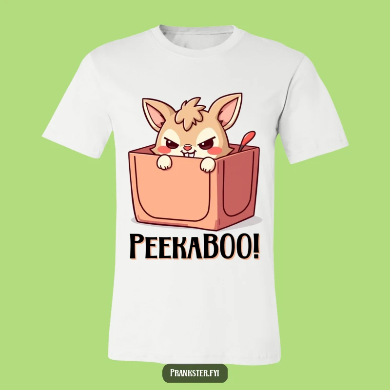Funny Mischievous Animal T-Shirt - Hilarious Jack-in-the-Box Design Gift