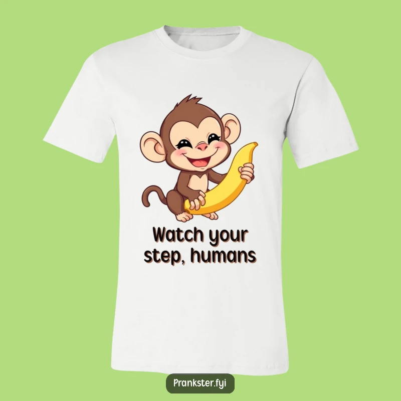 Funny Monkey Banana T-Shirt: Wear Your Mischief with Pride