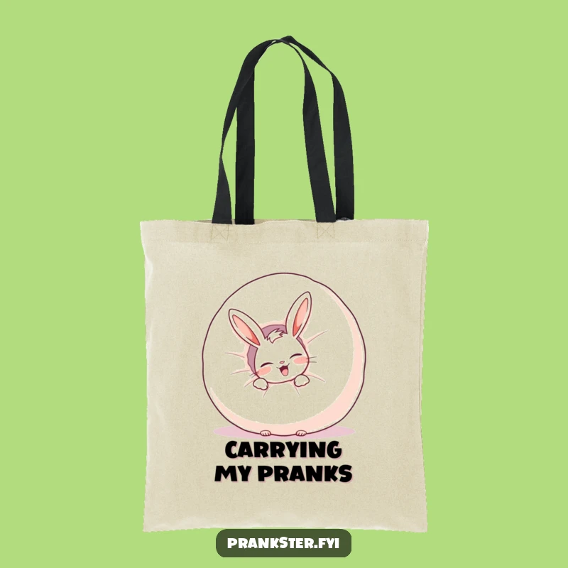Funny Rabbit Whoopee Tote Bag: Carry Your Fun with Prankster Style