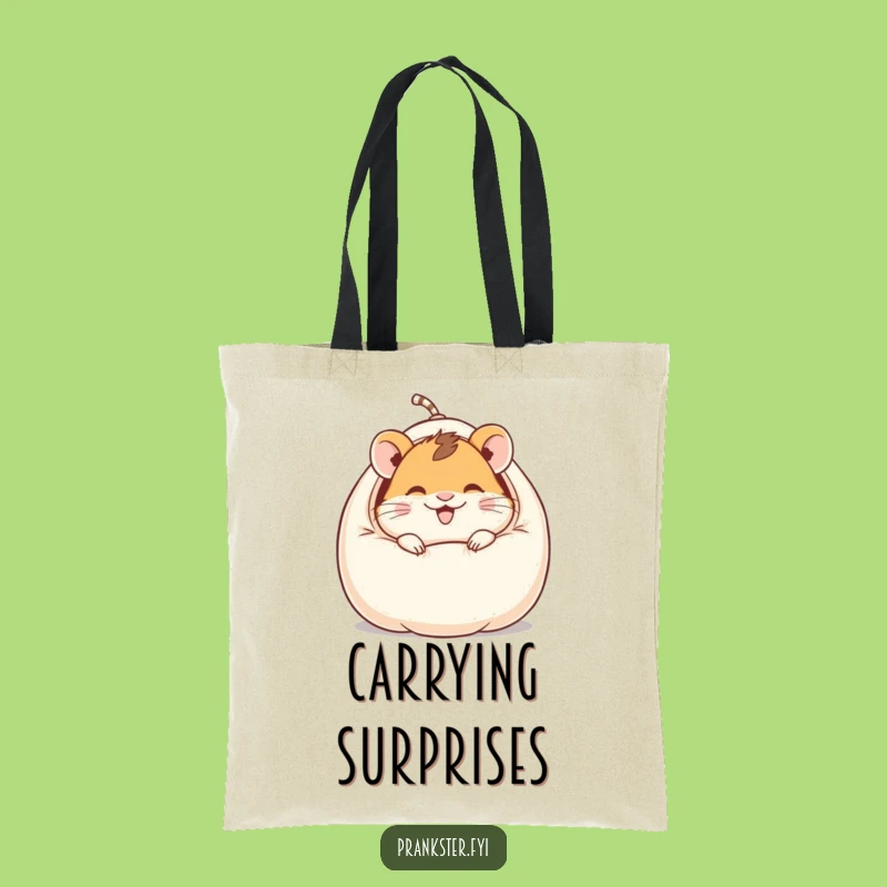 Funny Hamster Whoopee Tote Bag: Carry Your Giggles and Pranks