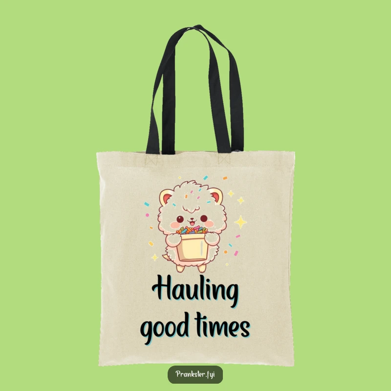 Funny Confetti Creature Tote Bag: Carry Your Party Essentials with Style